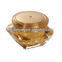 elegant cosmetic acrylic diamond jar packaging for cream